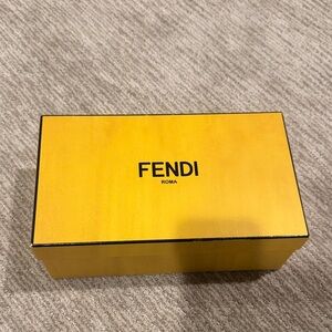 Fendi Bright Yellow Storage Box